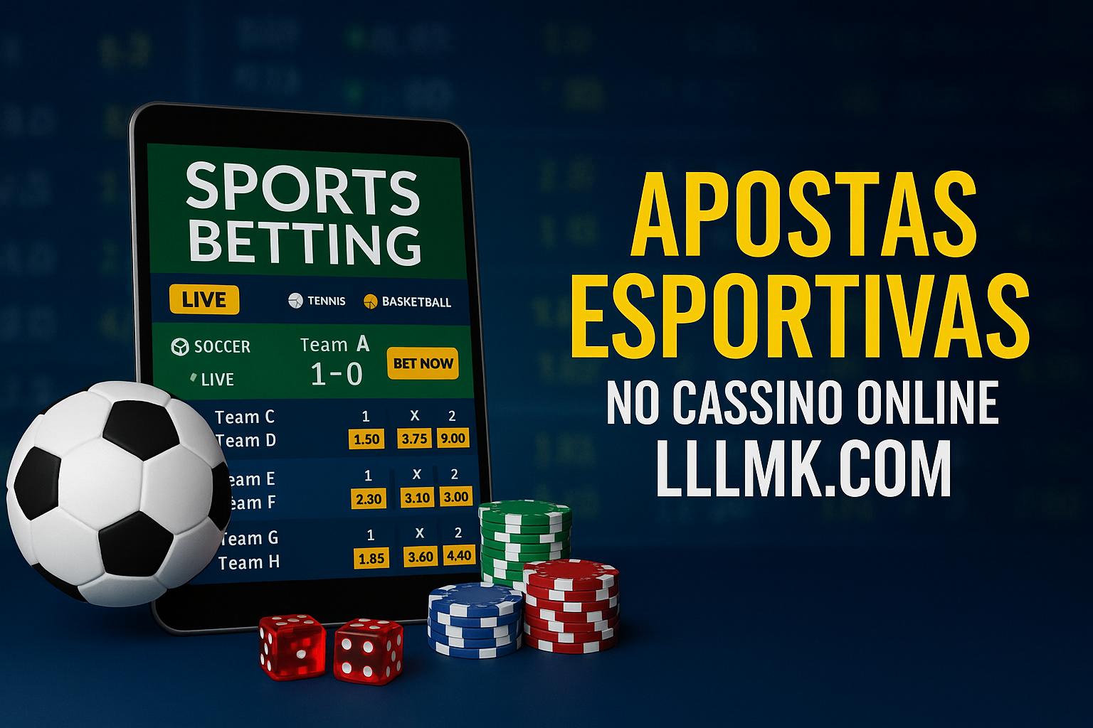 Aposte em apostas esportivas no cassino online LLLMK.COM